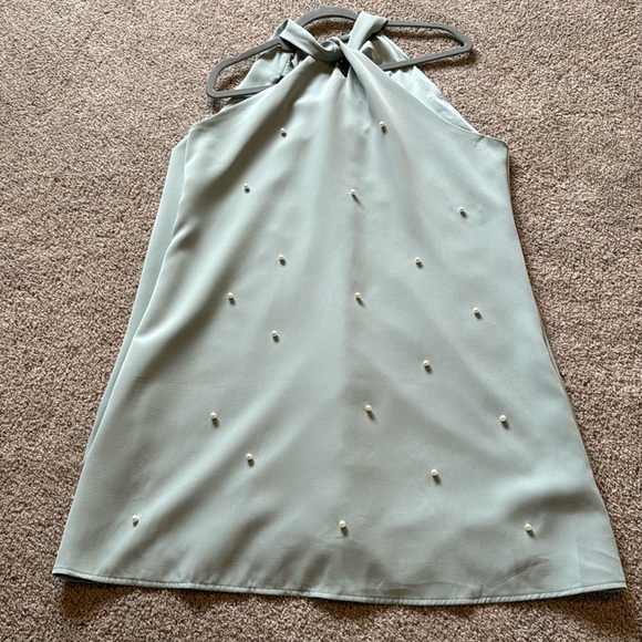 SHEIN Dresses & Skirts - SHEIN Seafoam green w/small faux pearls on front Tie around neck or use as wrap